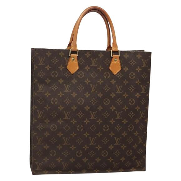 LOUIS VUITTON Monogram Sac Plat Hand Bag M51140 - Picture 1 of 12